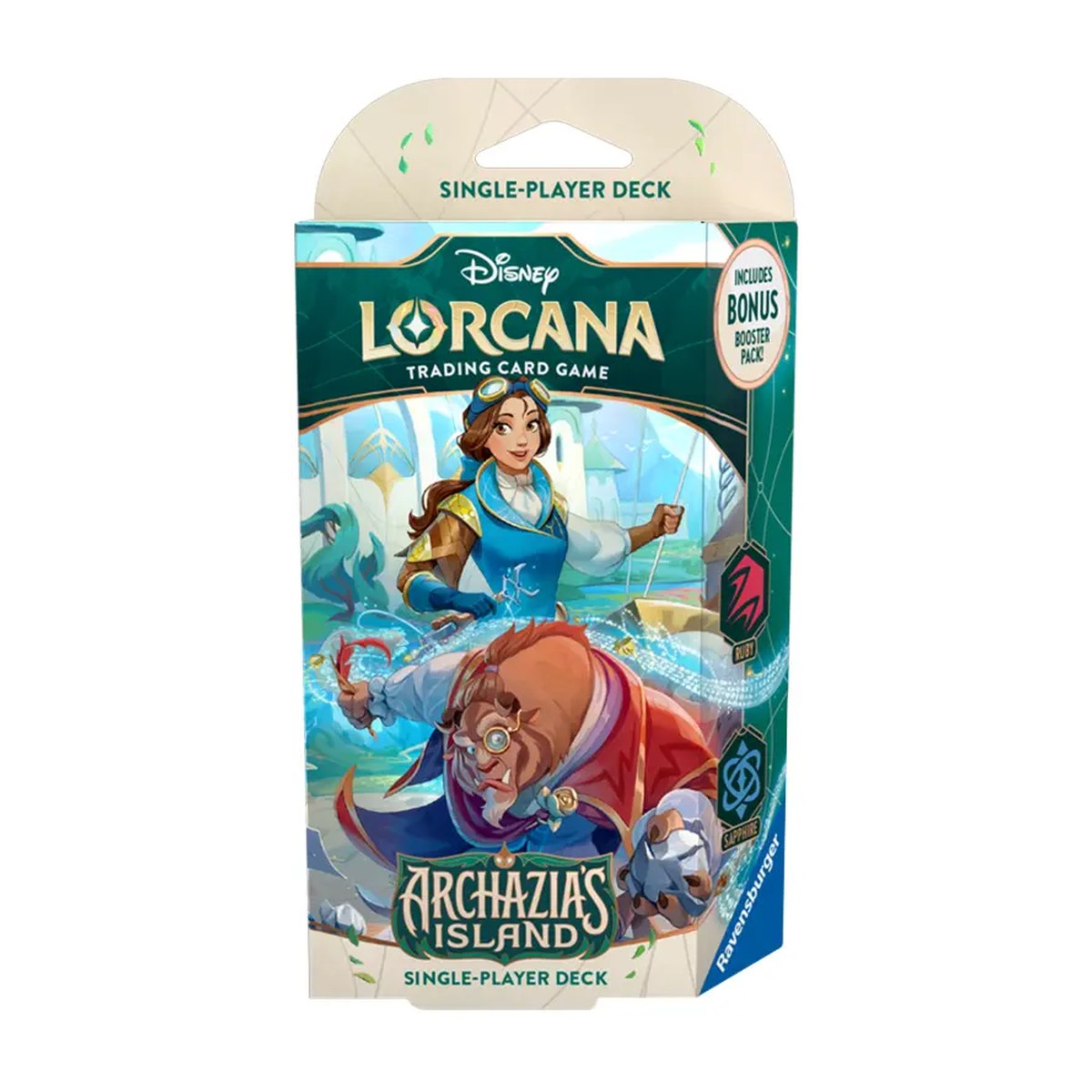 Disney Lorcana: Archazia's Island - Starter Deck - Beast & Belle (Ruby/Sapphire)