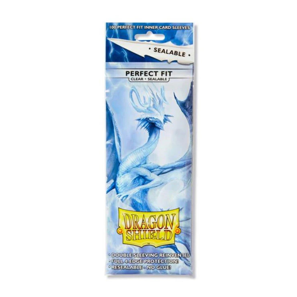 Dragon Shield Perfect Fit Sealable Inner Sleeves x100 - Clear