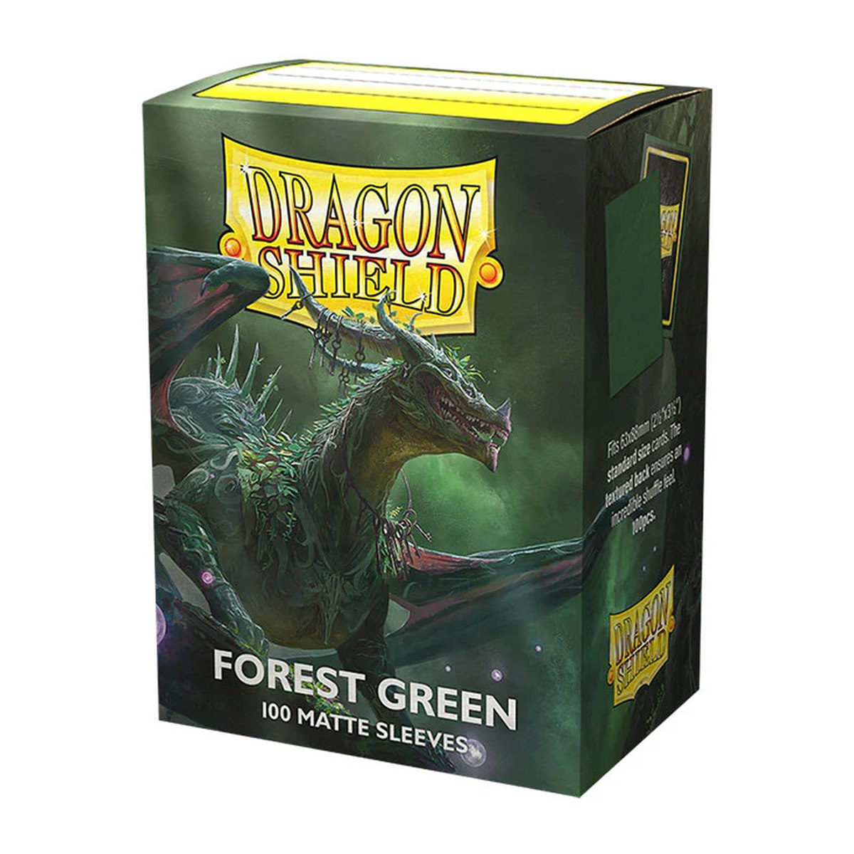 Dragon Shield Standard Matte Sleeves 100ct - Forest Green