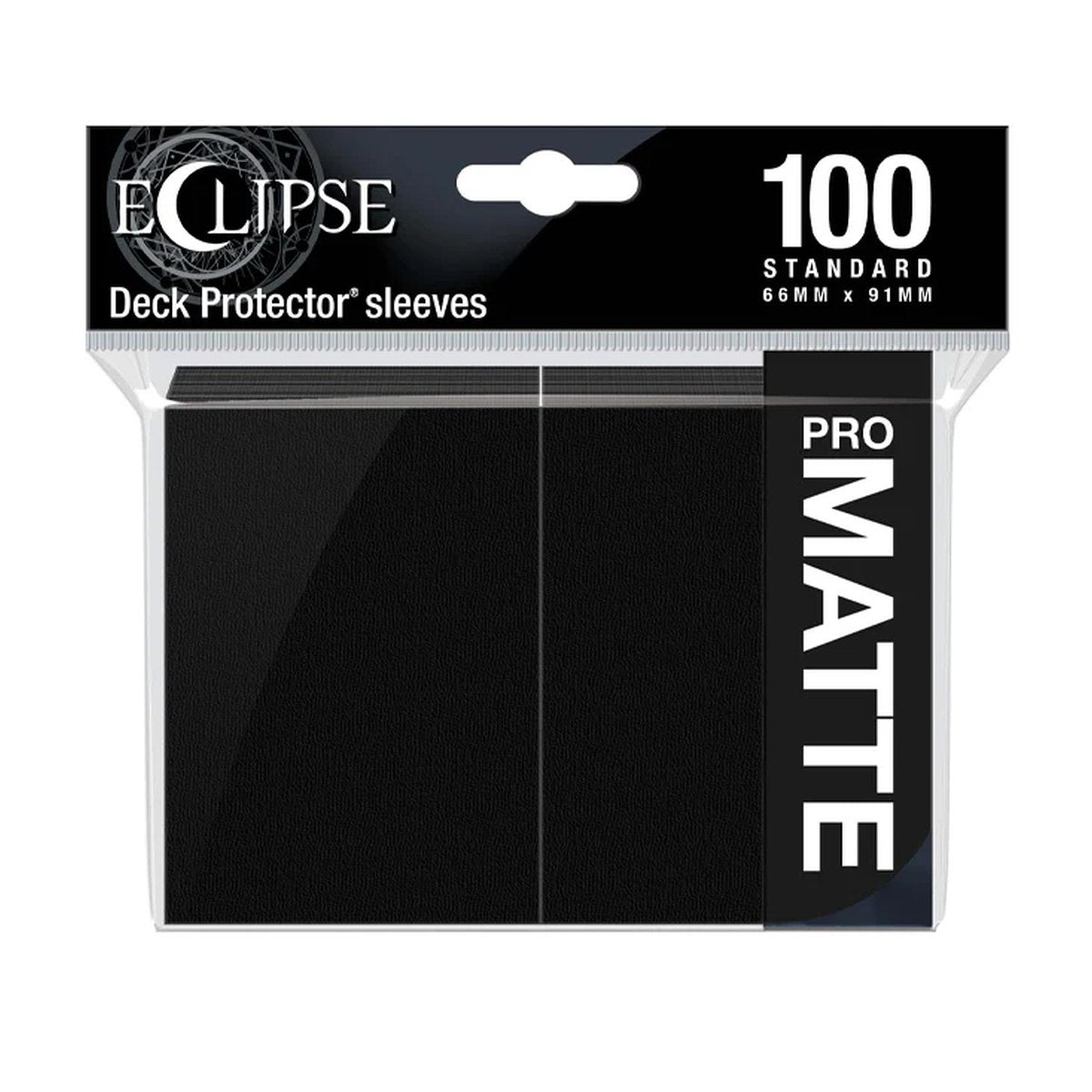 Ultra Pro Eclipse Matte Standard Sleeves x100 - Jet Black
